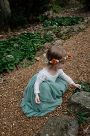 Handcrafted Rustic Copper Flower Crown