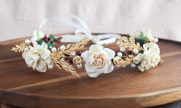 Harvest Glow Flower Crown