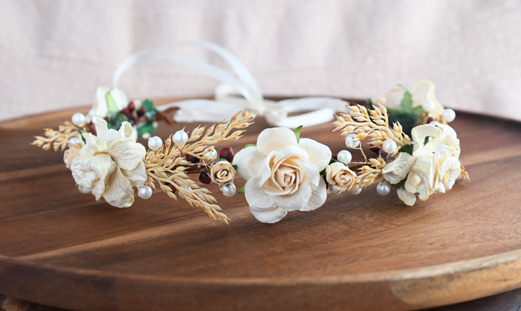 Harvest Glow Flower Crown