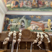 Handcrafted Ivory Wedding Flower Crown