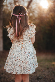 Handcrafted Ivory Mauve and Blush Flower Crown