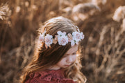 Handcrafted Rustic Blushing Maple Leaf Flower Crown