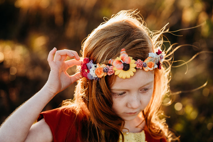 Handcrafted Light Butterfly Flower Crown