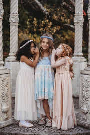 Handcrafted Dusty Blue Flower Crown