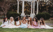 Handcrafted Dusty Blue Flower Crown