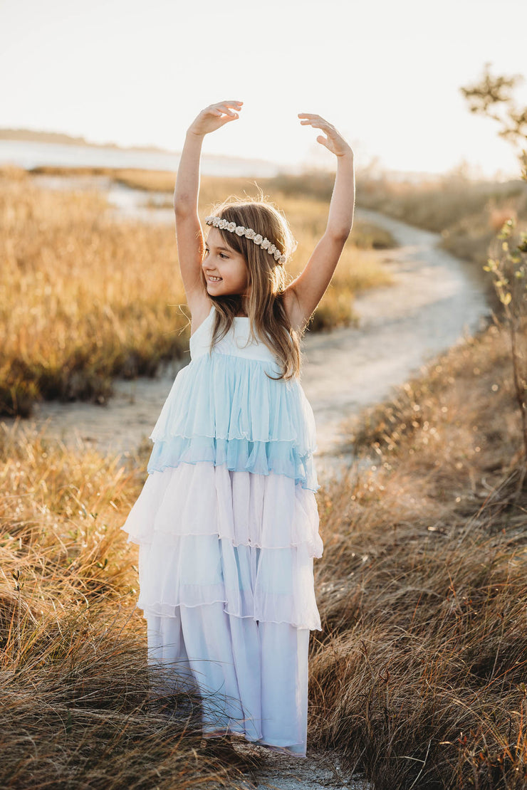 Handcrafted Small Tan Flower Crown