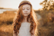 Handcrafted Burgundy Rose Flower Crown
