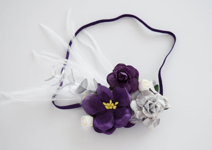 Handcrafted Unique Fall Baby Headband Set