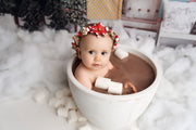 Handcrafted Hot Cocoa Flower Crown