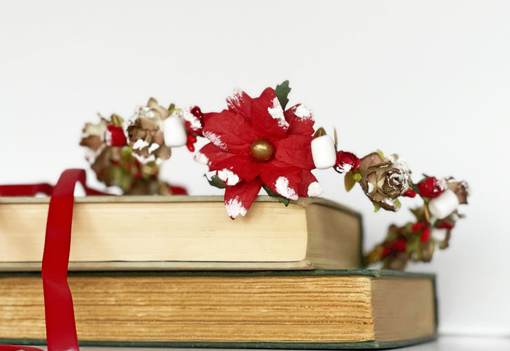 Handcrafted Hot Cocoa Flower Crown