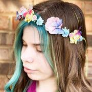 Handcrafted Spring Butterfly Flower Crown