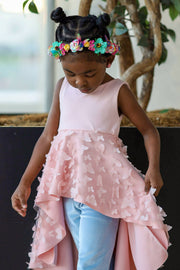 Handcrafted Rainbow Butterfly Flower Crown