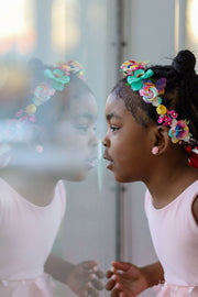 Handcrafted Rainbow Butterfly Flower Crown