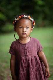 Handcrafted Small Fall Flower Crown