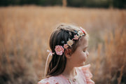 Handcrafted Pink Magnolia Emmy Flower Crown