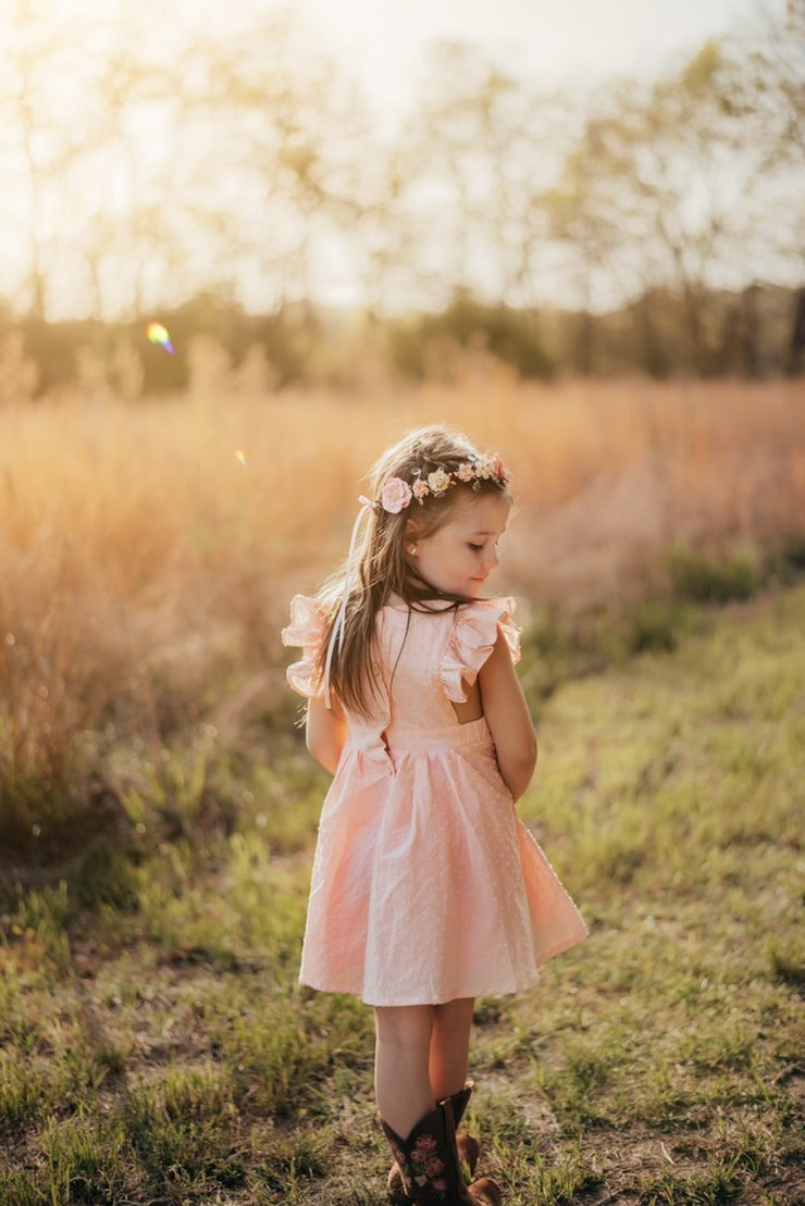 Handcrafted Pink Magnolia Emmy Flower Crown