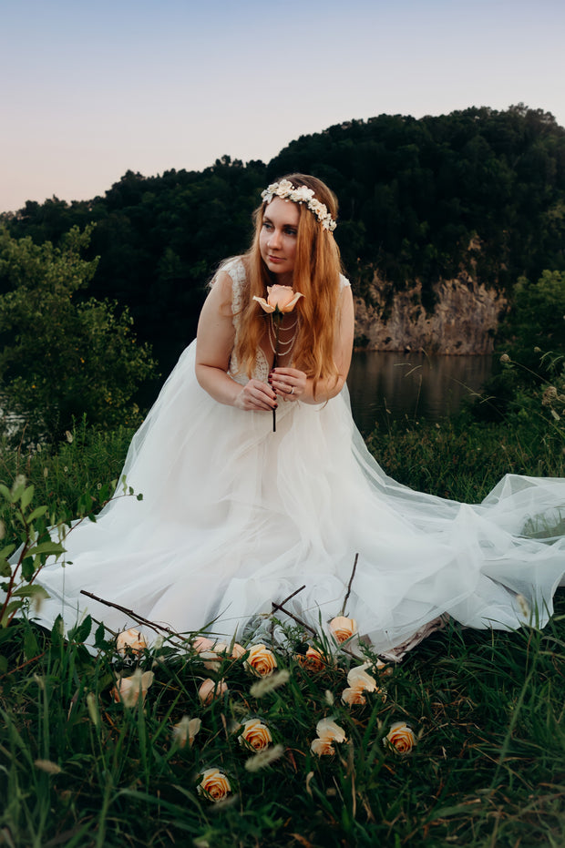 Handcrafted Fall Bridal Flower Crown