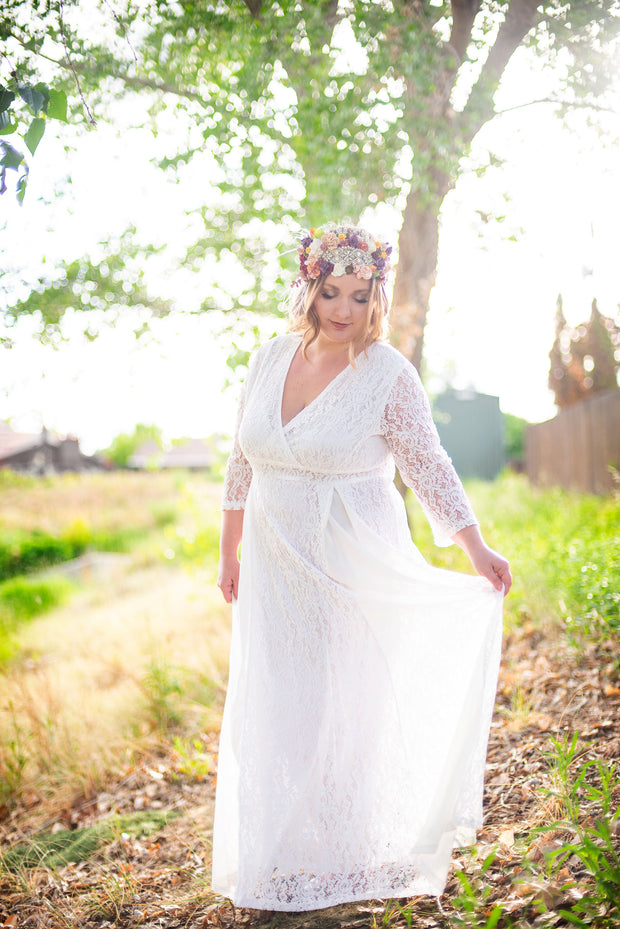 Handcrafted Romantic Vintage Flower Crown
